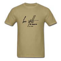 Be Still & Know T-Shirt - khaki