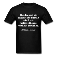 Believe Without Evidence T-Shirt - black
