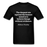 Believe Without Evidence T-Shirt - black