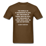 Do Nothing T-Shirt - brown