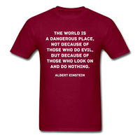 Do Nothing T-Shirt - burgundy