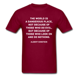 Do Nothing T-Shirt - burgundy