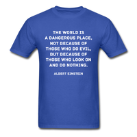 Do Nothing T-Shirt - royal blue