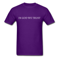 In God We Trust T-Shirt - purple