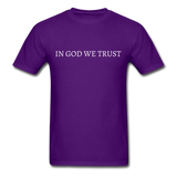 In God We Trust T-Shirt - purple