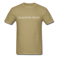 In God We Trust T-Shirt - khaki
