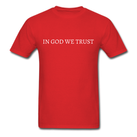 In God We Trust T-Shirt - red