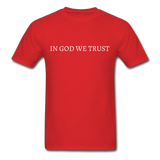 In God We Trust T-Shirt - red