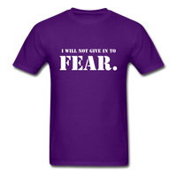 Give In To Fear T-Shirt - purple