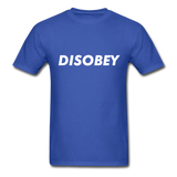 Disobey T-Shirt - royal blue