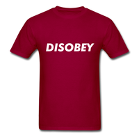 Disobey T-Shirt - dark red