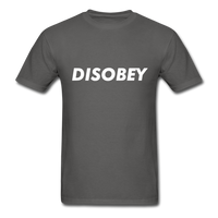 Disobey T-Shirt - charcoal