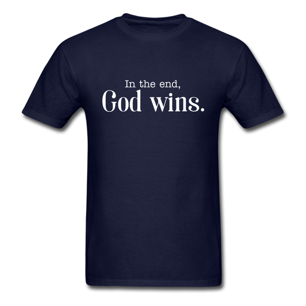 God Wins T-Shirt - navy