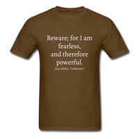 Fearless and Powerful T-Shirt - brown