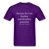 Fearless and Powerful T-Shirt - purple