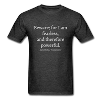 Fearless and Powerful T-Shirt - heather black