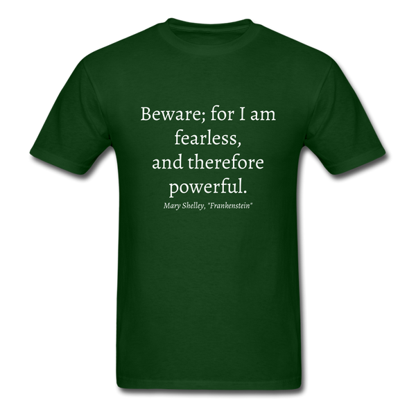 Fearless and Powerful T-Shirt - forest green