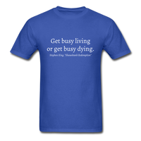 Livin' or Dyin' T-Shirt - royal blue