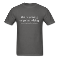 Livin' or Dyin' T-Shirt - charcoal