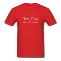 Hey, Boo T-Shirt - red