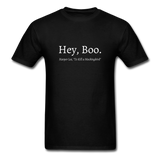 Hey, Boo T-Shirt - black