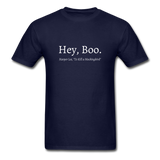 Hey, Boo T-Shirt - navy