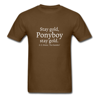 Stay Gold T-Shirt - brown