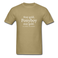 Stay Gold T-Shirt - khaki