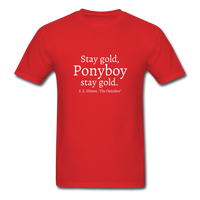 Stay Gold T-Shirt - red