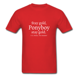 Stay Gold T-Shirt - red