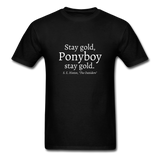 Stay Gold T-Shirt - black