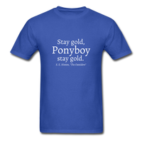 Stay Gold T-Shirt - royal blue