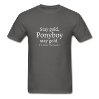 Stay Gold T-Shirt - charcoal