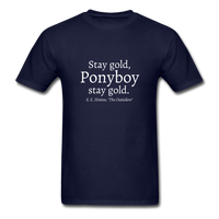 Stay Gold T-Shirt - navy