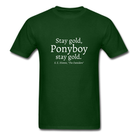 Stay Gold T-Shirt - forest green