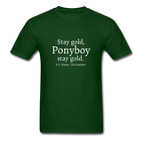 Stay Gold T-Shirt - forest green