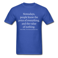 Value of Nothing T-Shirt - royal blue