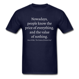Value of Nothing T-Shirt - navy