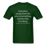 Value of Nothing T-Shirt - forest green